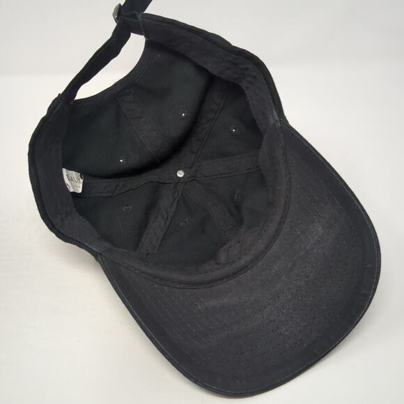 Dalix Slideback Baseball Cap Black One Size Adjustable Vented Holes Blank - Picture 7 of 9